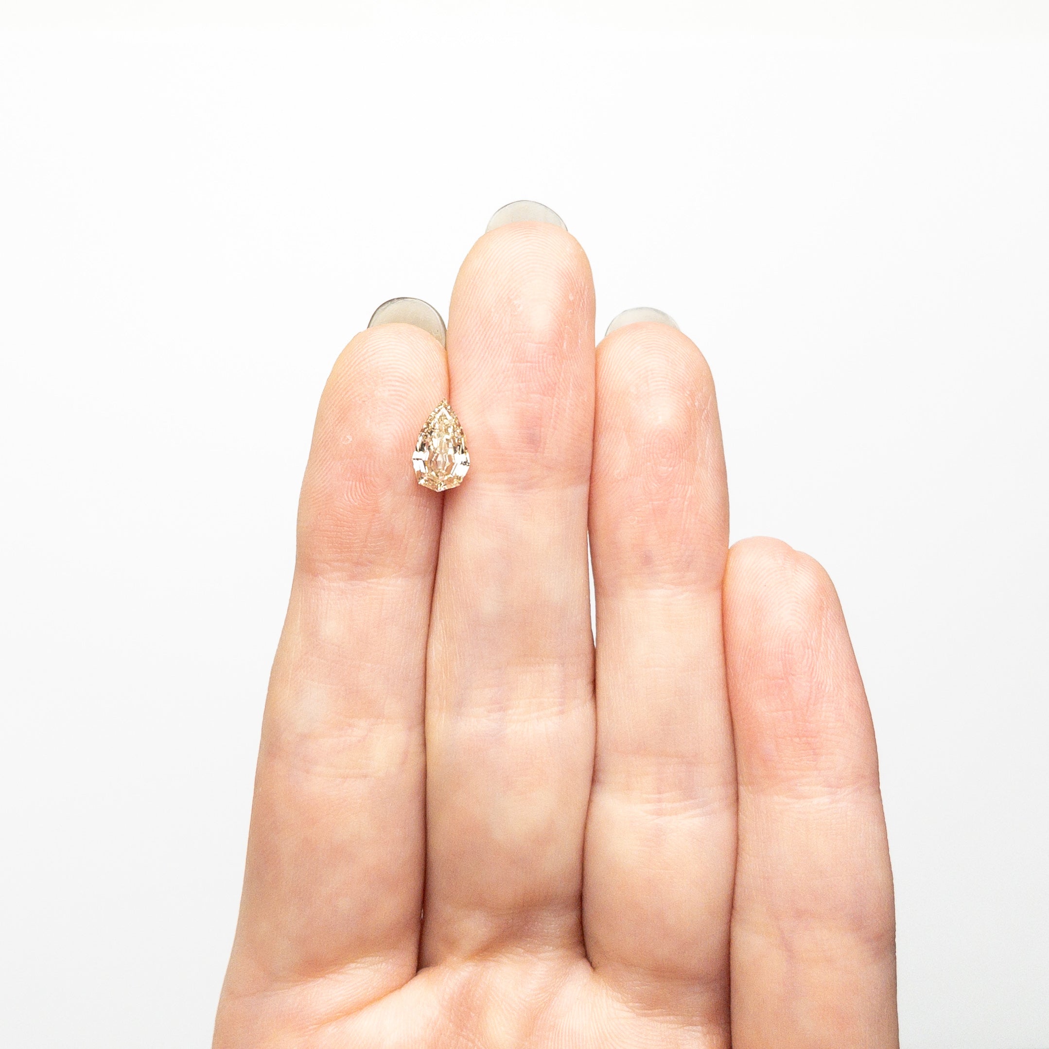 1.03ct 8.68x5.31x3.28mm VS2 U-V Geo Pear Step Cut 🇿🇦 26119-10