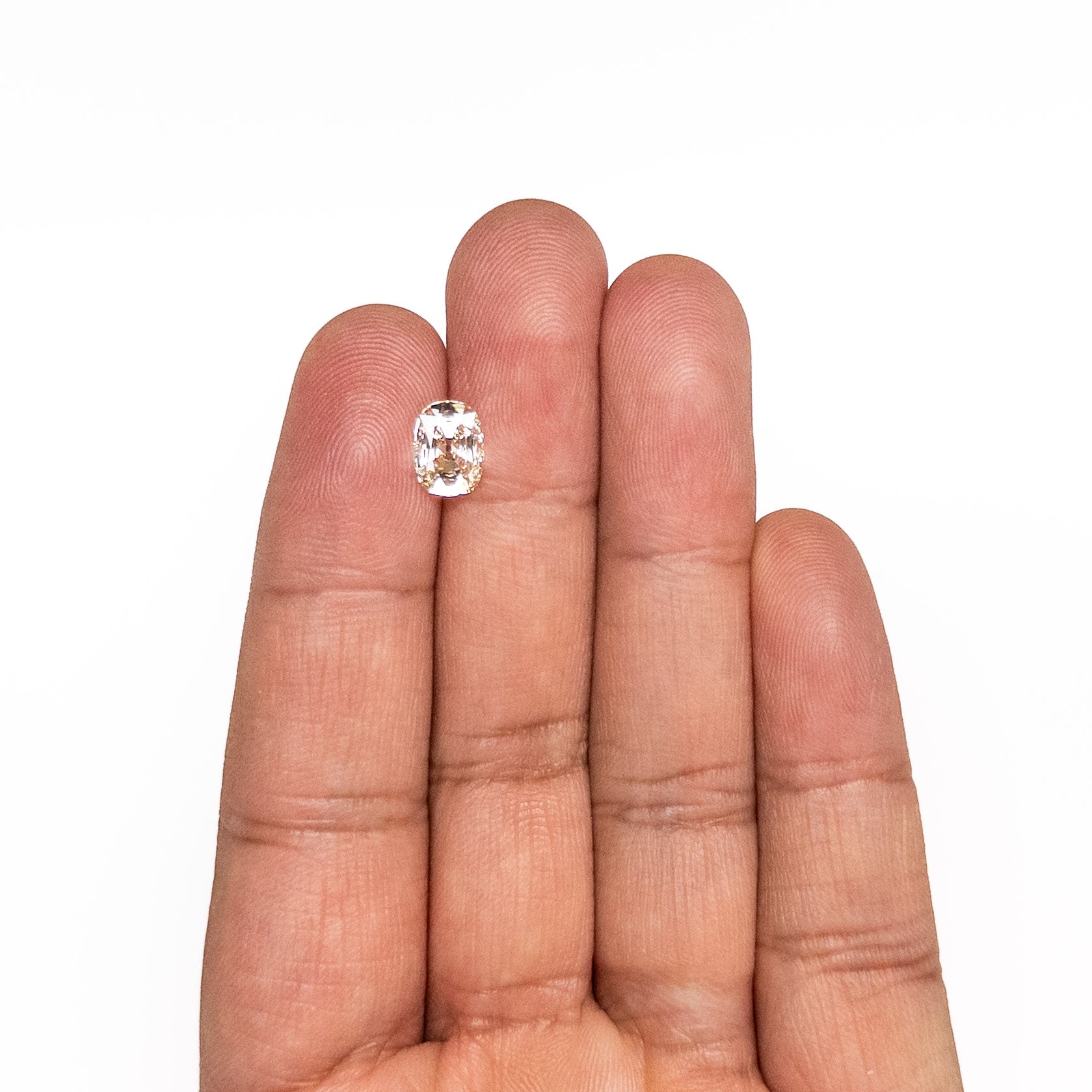 SOLD D14678 Sept 2/2025 1.02ct 8.50x6.25x2.71mm VVS2 Q-R Modern Antique Old Mine Cut 26750-02