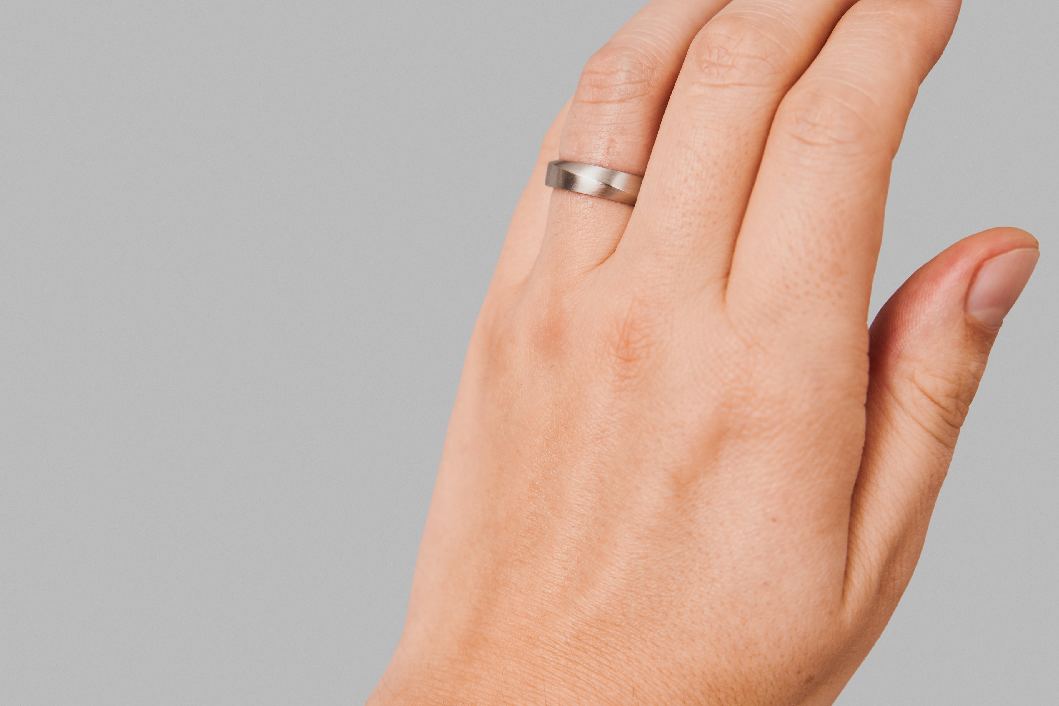 Wide Mobius Wedding Band