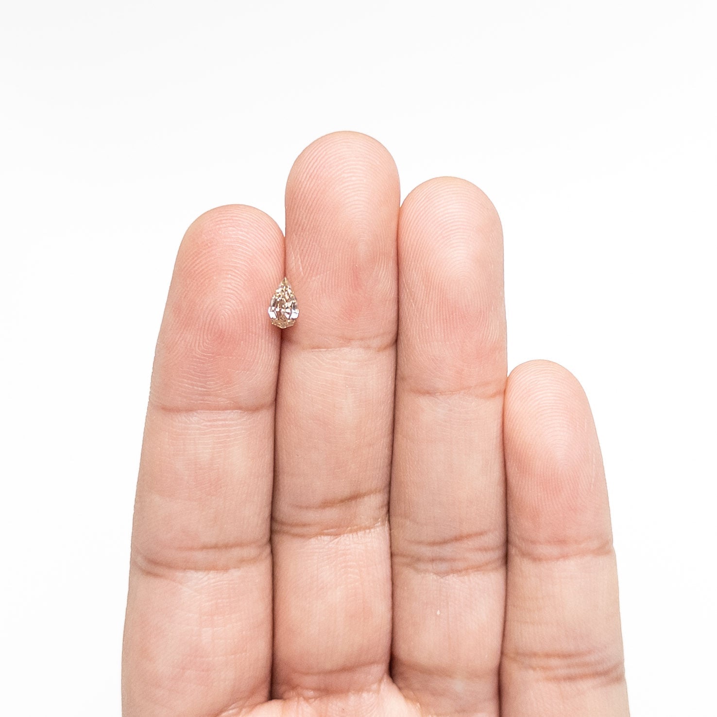 0.39ct 6.61x3.88x2.33mm VVS2 C3 Geo Pear Step Cut 🇿🇦 26109-12