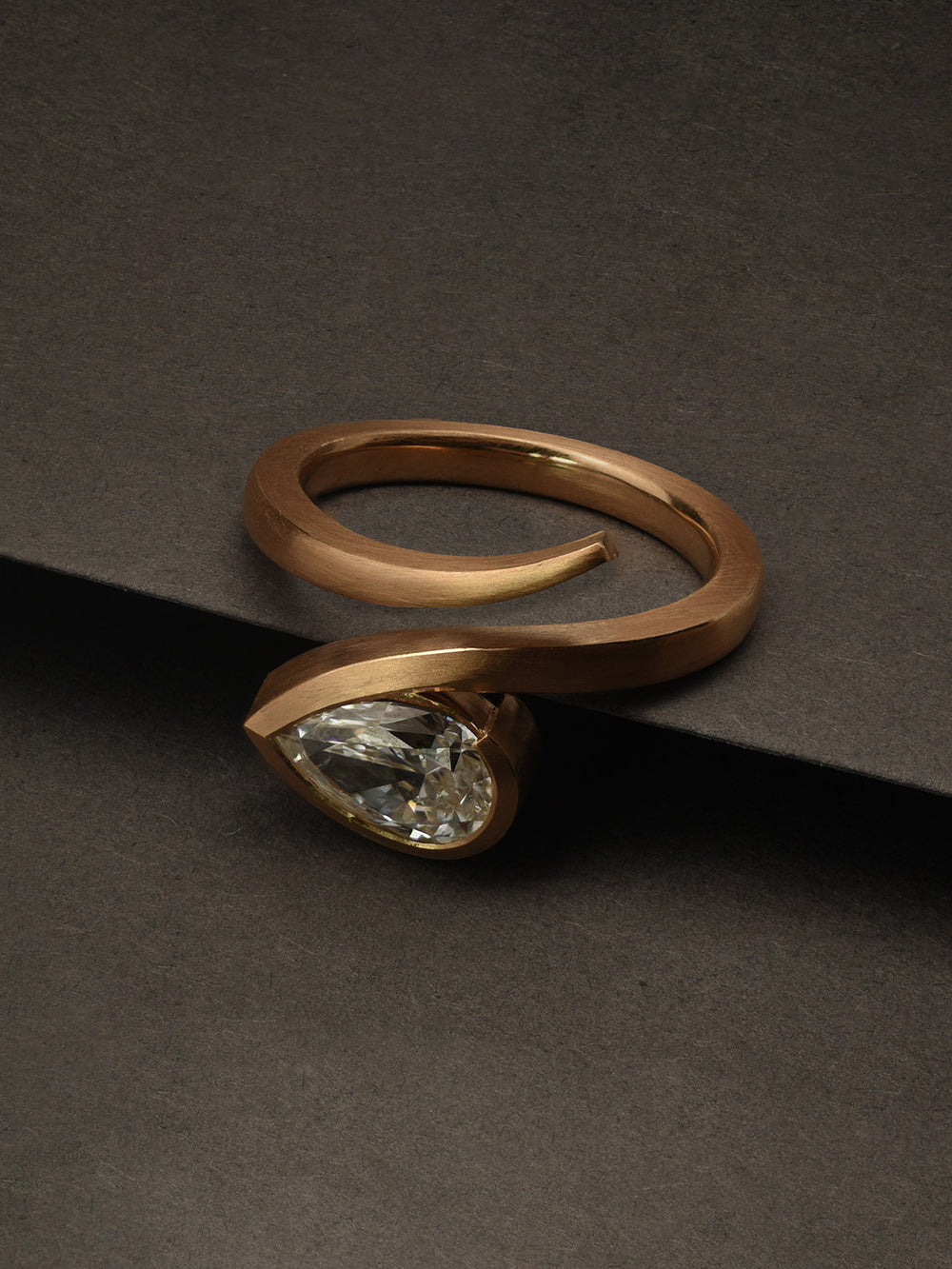 Signature Twist Ring, 18ct rose gold