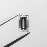 0.74ct 6.48x3.80x2.99mm GIA VS2 G Antique Baguette Step Cut 18616-01 - Misfit Diamonds