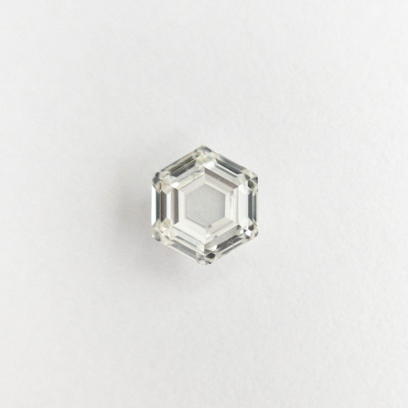 0.61ct 5.53x4.80x2.57mm SI2 I Hexagon Step Cut 19386-15 🇨🇦-McCaul